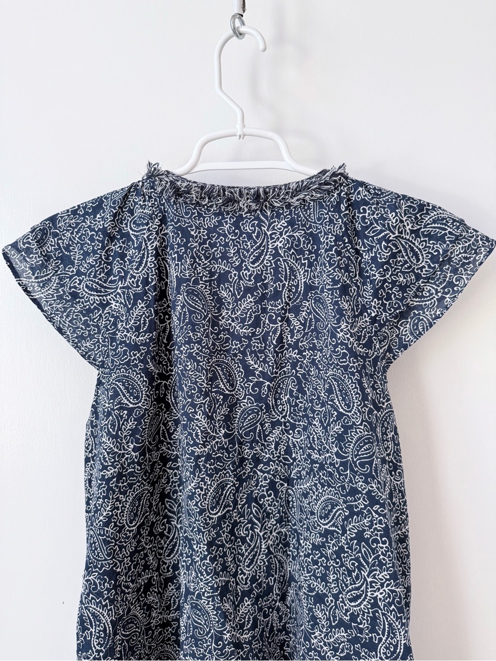 J. Mclaughlin Ottilie Cap Sleeve Paisley Ruffle Dress - Picture 10 of 14